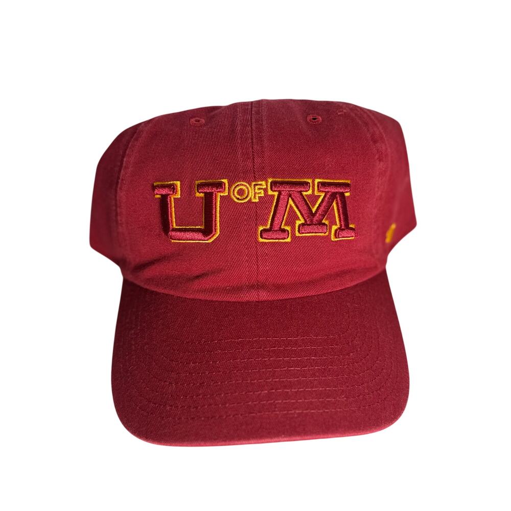 '47 University of Minnesota U of M Adjustable Dad Hat Maroon Gold OSFM